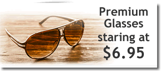 Glasses starting from $6.95